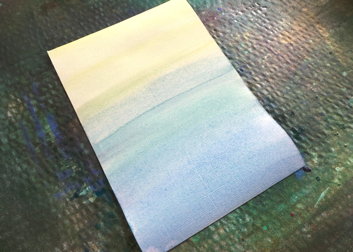 A Wash Of Watercolour card by Jennifer Grace
