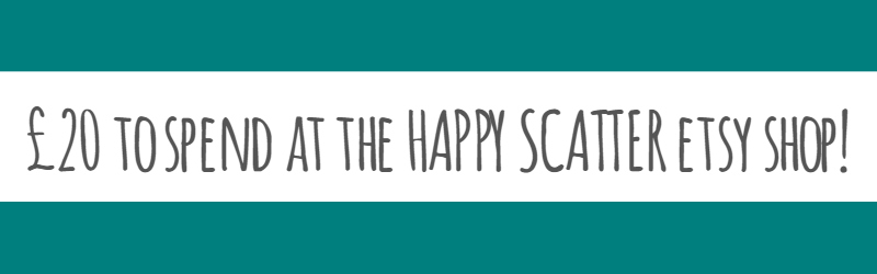 Win £20 to spend at the Happy Scatter Etsy Shop!