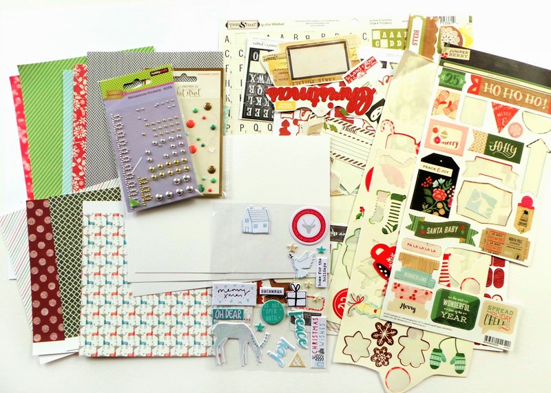 Let The Stickers Be The Stars - Clean And Simple Christmas Cards at Jennifer Grace Creates