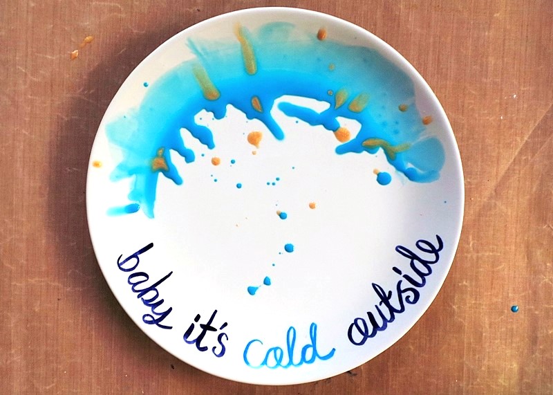 Watercolour & Brush Letter Plate & Mug at Jennifer Grace Creates
